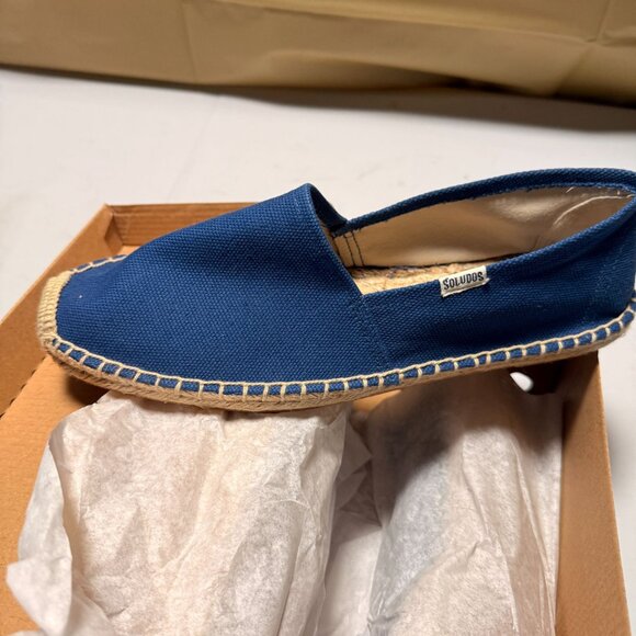Soludos Men's Dali Canvas Slip on Espadrilles Navy Size 10 NEW - Picture 2 of 7
